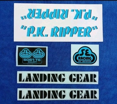 PK Ripper Aufkleber Set Oldschool BMX SE Racing 