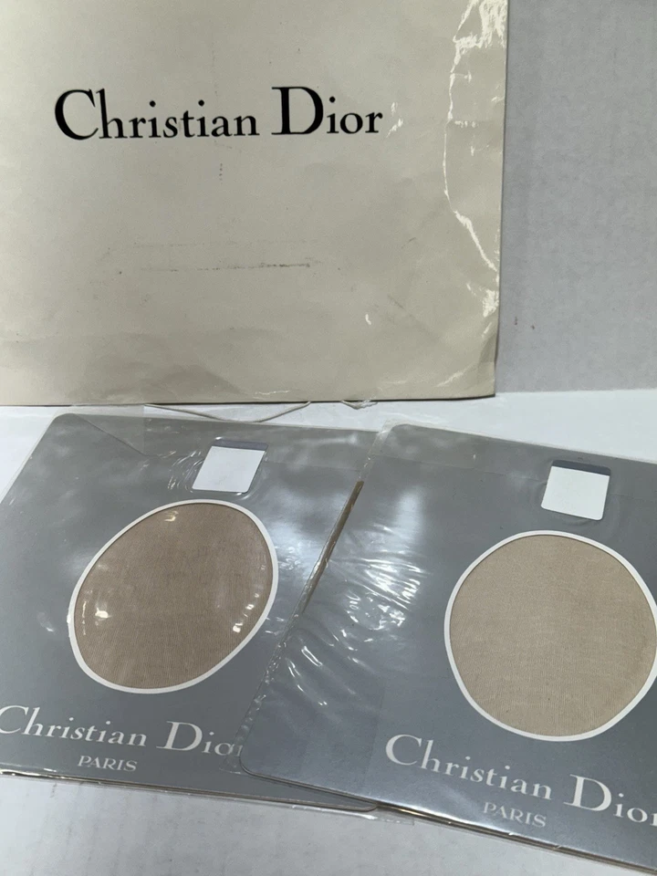 Juego de Pantimedias Christian Dior Vintage Nuevo de Lote Antiguo con Sobre Original Talla 9 NUEVO Foto 4 de 4