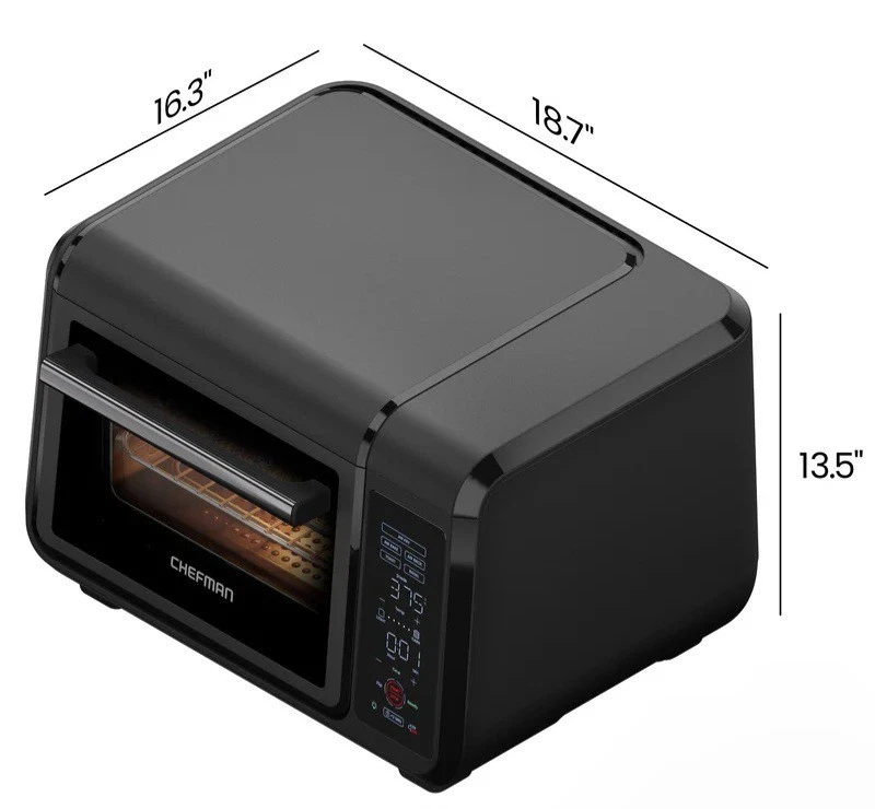 Encimera compacta Chefman 15 cuartos Congelador de Aire, Combo Horno Todo en Uno Foto 3 de 4