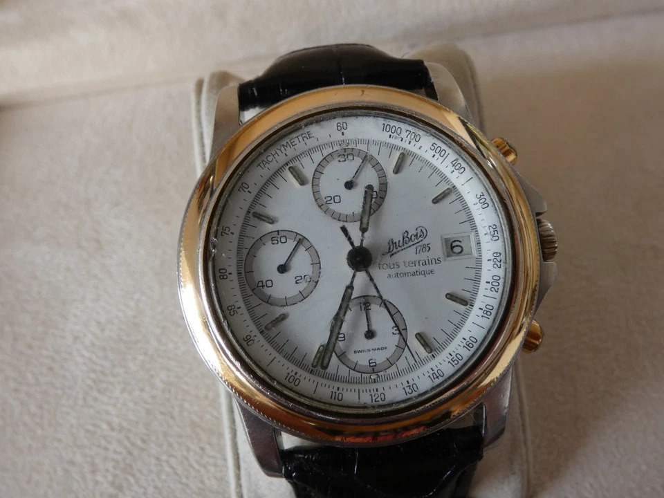 DuBois Tous Terrain Automatic Chronograph - ETA Valjoux 7750 - Two Tone - READ! - Image 4 of 4