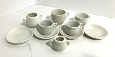 Lot 10 Antique Early 1900s Child Doll Porcelain Tea Set Pieces one w 4949 Mark