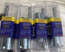 (4) Jones Stephens J40028 Strainer Wrench New Sealed PlumBest Plated Steel