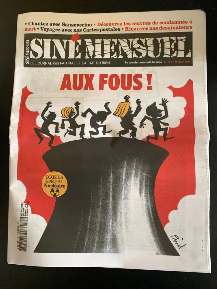 Siné Mensuel n°115 du 2/2022; Les oeuvres des condamnés à mort/ Dossier nucléair - Photo 1/1