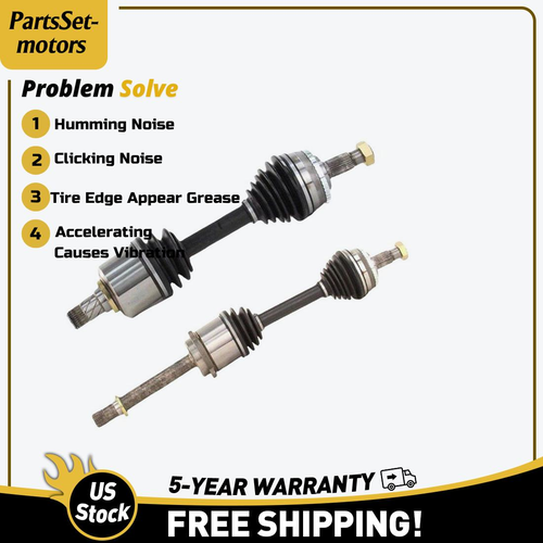 GSP OEM Front CV Axles For 1998-2001 Nissan Altima 2.4L Automatic Transmission