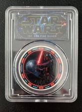 2026 Niue Darth Vader 1oz Silver Coin Star Wars #17/100 Custom Art Slab BU