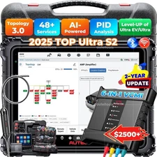 Autel MaxiSys Ultra S2 6 IN 1 VCMI2 2025 Scanner Real Intelligent AI Diagnostics