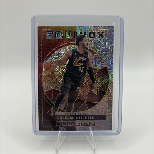 Donovan Mitchell 2023-24 Panini Obsidian #23 Equinox Orange/Black/Silver #’d /10 - Picture 2 of 11