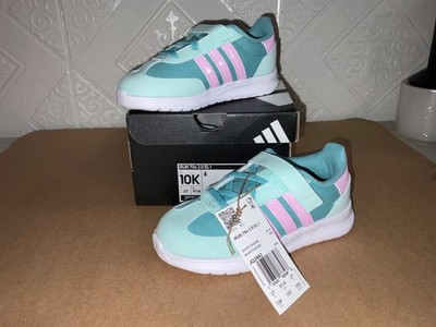 NEW Adidas Run 70s 2.0 Big Kids SIZE 10K Youth Shoes Teal Pink