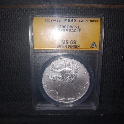 2007-W American Silver Eagle ANACS MS 69