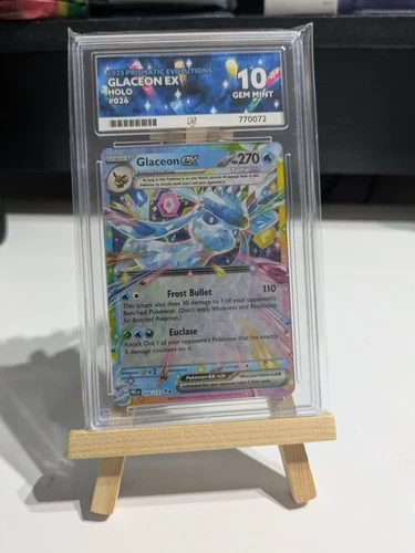 ACE 10 Glaceon ex 026/131 Prismatic Evolutions EN 2025 Holo Pokémon Card TCG