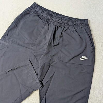 Nike Sportswear Heritage Essentials Woven Pants Black CZ9927-010 Mens Large