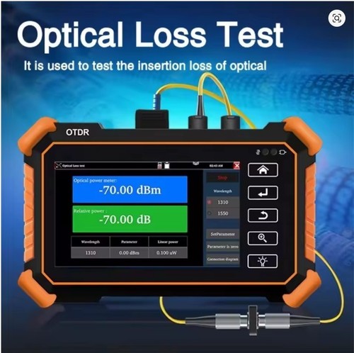 4 Inch MOT-30 OLED OTDR Tester  Touch Screen OPM VFL Time-domain Fiber Tester - Picture 2 of 12