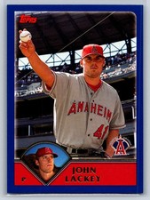 2003 Topps #596 John Lackey