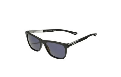 Chopard Unisex Sunglasses SCH218 703P Matte Black & Blue Lens