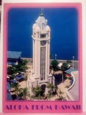 Honolulu Hawaii Aloha Tower Marketplace Oversized Postcard 