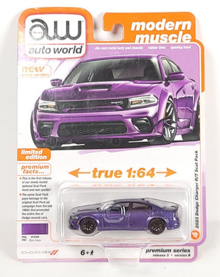 Auto World 2023 Dodge Charger R/T Scat Pack Plum Crazy