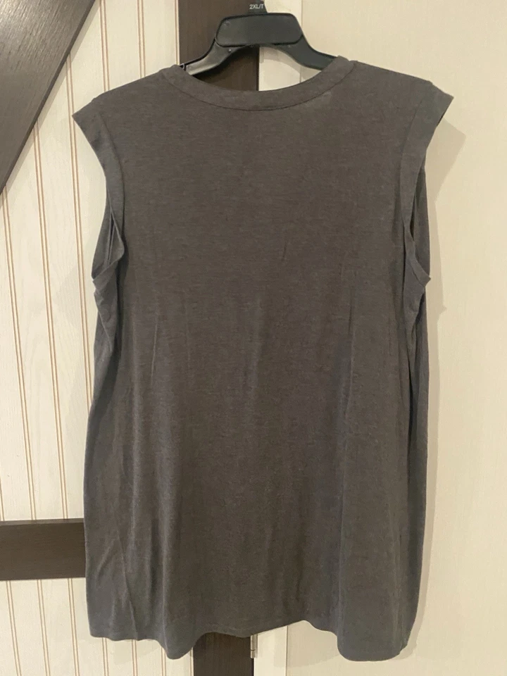 Camisa de dormir/noche con cuello en V sin mangas de mezcla de poliéster Natori para mujer talla XLarge Foto 4 de 4