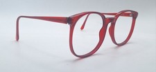 Vintage Graduate Red Oval Sunglasses FRAMES ONLY Hong Kong