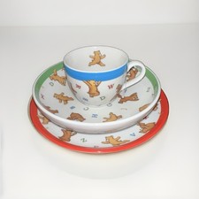 Vintage Tiffany Co Alphabet Bears Three-Piece Baby Set: Cup, Bowl,  Plate.
