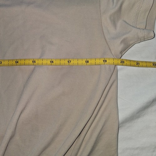 Stylus Damen Beige T-Shirt Kurzarm Freizeit Elastischer Saum Oberteil - Bild 4 von 7