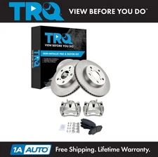 TRQ Brake Pad & Rotor Kit Semi-Metallic Fits 2013-2015 Toyota RAV4