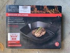 GRILLMEISTER Pfanne Gusseisen …