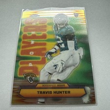 2025 Topps Chrome Football Power Players Travis Hunter Rookie Card RC