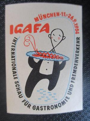 (10717) Reklamemarke - IGAFA München 1954