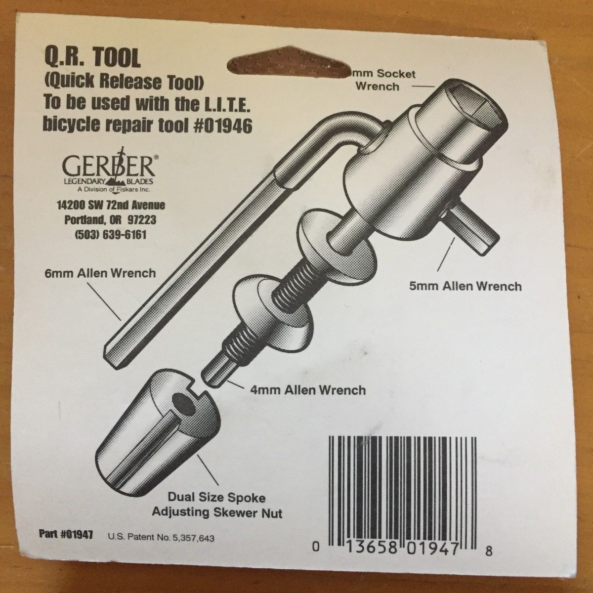 NOS GERBER COOL TOOL Bicycle Bike Multi Tools MTB