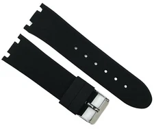 24mm Black Color Silicon Rubber Replacement Watch Band for JOE RODEO Master