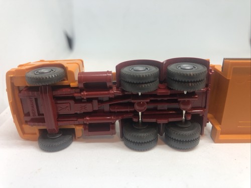 Wiking HO 1/87 Magirus 235D Lowboy Truck in Construction Orange - Vintage - Picture 6 of 7