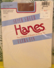 Vintage Pantyhose Hanes Super Sheer Color Mayfair size C 8122 B001C