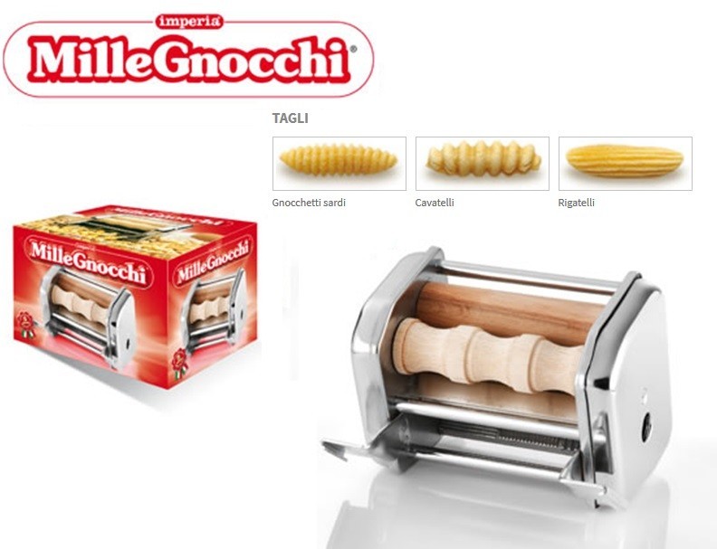 Imperia Macchina pasta gnocchetti mille gnocchi sardi cavatelli rigatelli  Rotex