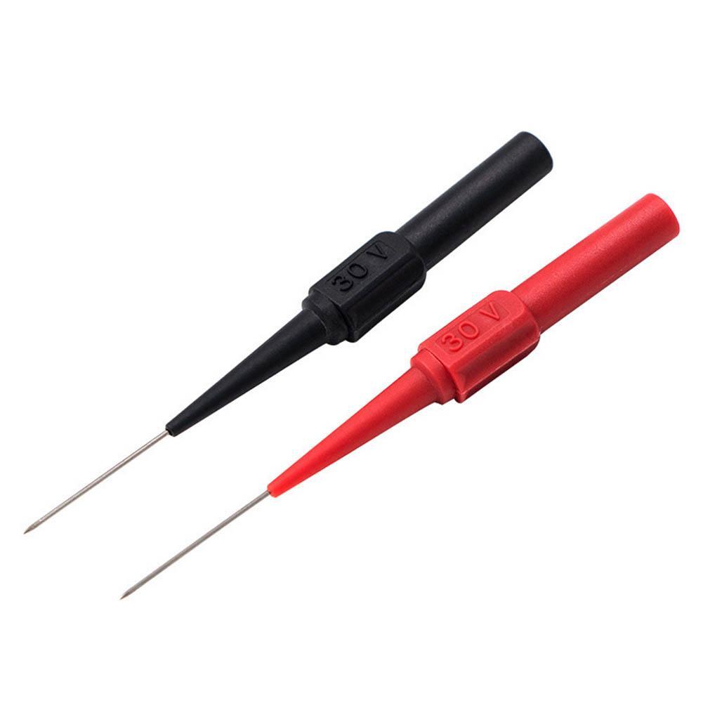 10pcs Insulation Piercing Needle Sensitive Multimeter Test Probe for