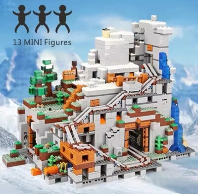 21137 Berghöhle Minecraft Mine Mineworld 2688 Teile vollständig inkl.Figuren