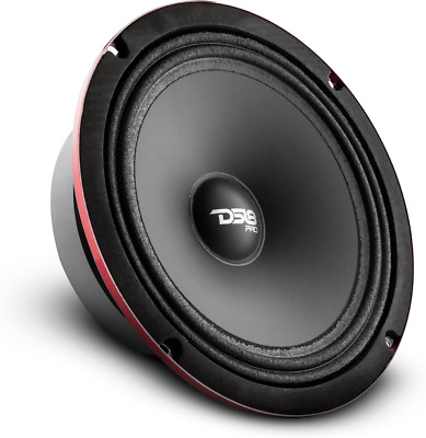 PRO-SM8.2 8'' Slim Loudspeaker   8 , Midrange, Red Steel Basket, 500W Max Power,