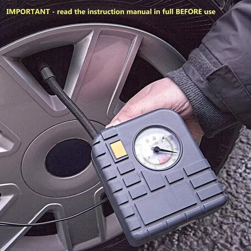 AA Car Essentials 12V Compact Tyre Inflator-For Cars Vans Motorbikes , Vehicles - Picture 4 of 6