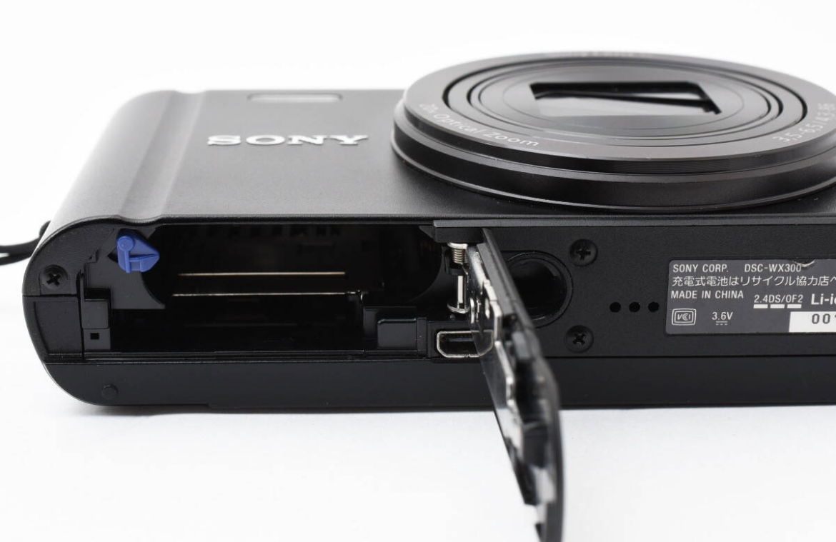 SONY Cyber-shot DSC-WX350 Black 18.2 MP Digital Camera With
