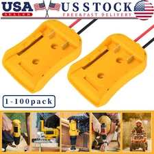 Power Connector DIY Battery Adapter Holder Dock For DeWalt 18V/20V Max Battery