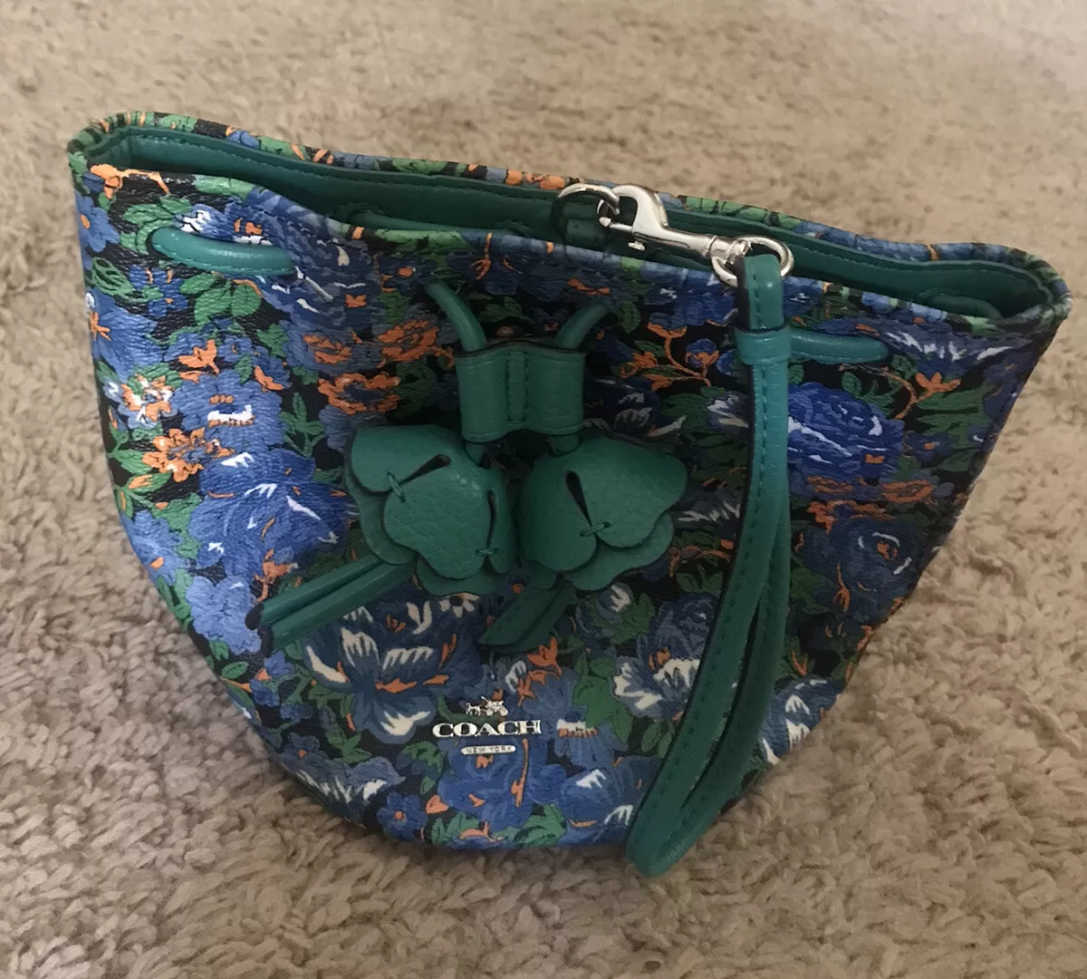 Floral bucket bag sale
