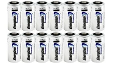 14 x CR123 Energizer 3V Lithium Batteries (CR123A, DL123, 123, EL123, CR17345) 