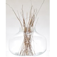 Blumen Glas Vase Handgefertigt Modern 25 CM