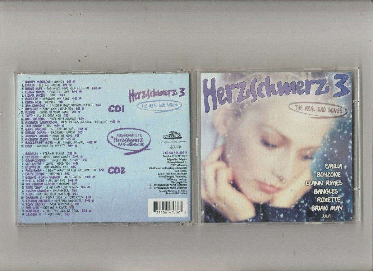 Herzschmerz 3-The real sad Songs Emilia, Boyzone, Leann