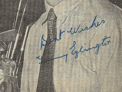 TOMMY EGLINGTON EVERTON 1946-1957 REP IRLANDA RARA IMAGEN ORIGINAL AUTOGRAFIADA - Imagen 2 de 2