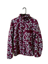 Patagonia Synchilla Joshua Tree Purple Pink Blue Aztec Fleece Pullover - S