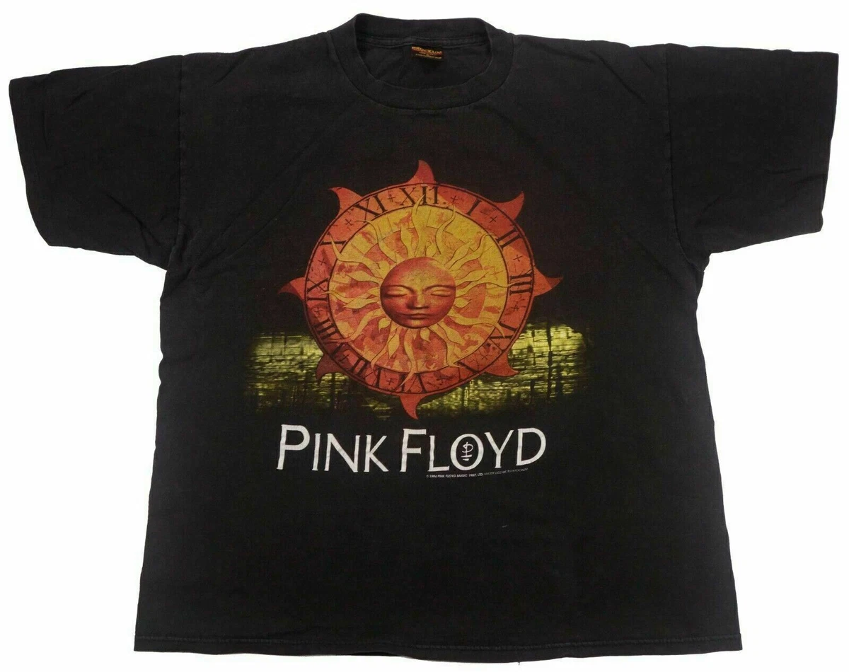 PINK FLOYD THE DIVISION BELL SUN DIAL vintage BROCKUM t shirt 1994 TOUR XL