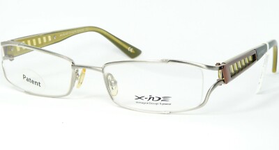 X-iDE WIP C3 PALE OLIVE-SILVER /BROWN EYEGLASSES GLASSES FRAME 53-19-135mm Italy