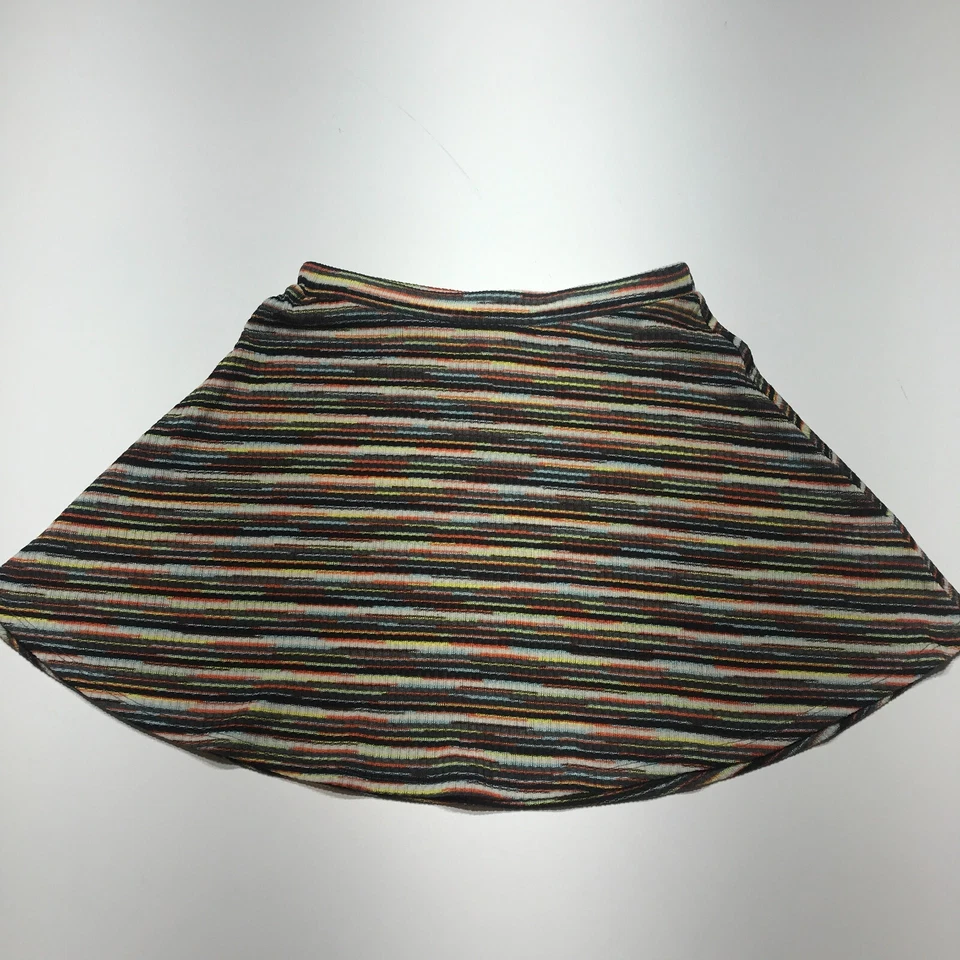 Falda Lily Blanca Juniors Pequeña Pull On Rayas Multicolor Columpio Largo Corto Foto 3 de 4