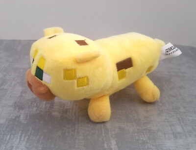 2014 Minecraft Mojang Ozelot Plüschtier Katze/Tiger gelb Stofftier Stofftier Spielzeug