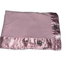 Disney Baby Minnie Mouse Daisy Duck Best Friends Blanket Pink fleece Satin Trim